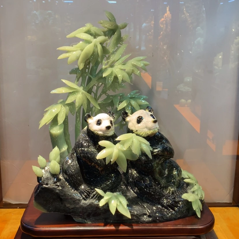 【闪购商品】未镶嵌蛇纹石玉摆件覆膜