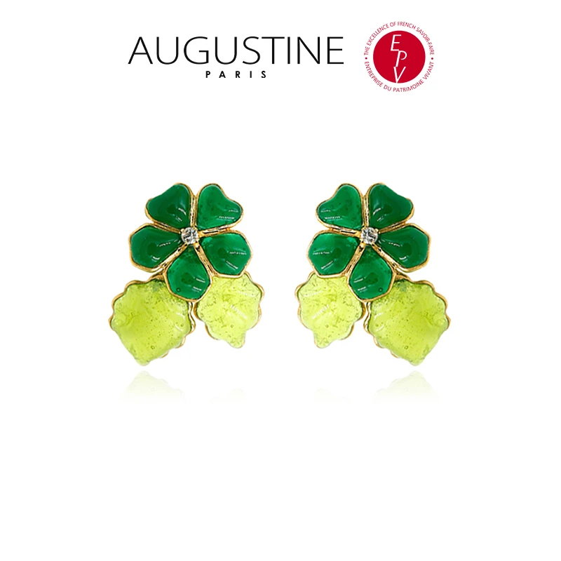 AZLOOK【法国进口】AUGUSTINE PARIS 百年古法琉璃耳环