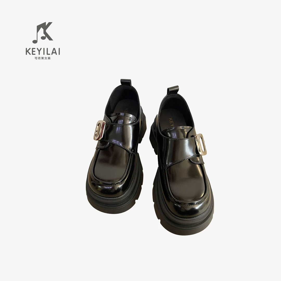 可依莱休闲百搭厚底乐福鞋DCXL1716