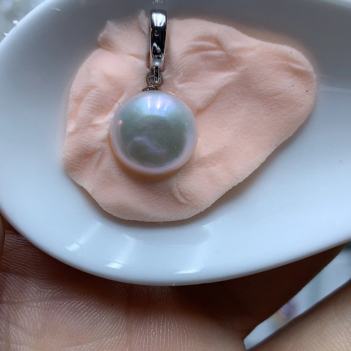 辛***迪淡水珍珠银S925镶嵌巴洛克