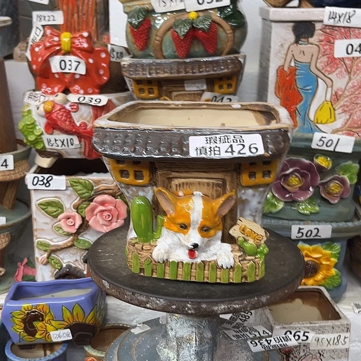 粗陶材质多肉花盆426