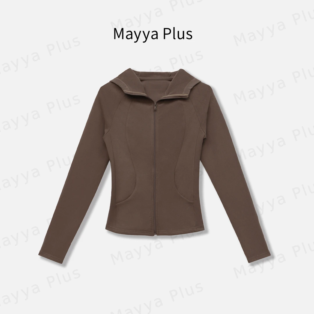 【裸感外套】Mayya Plus麦芽定制轻奢气质欧若风梭织外套32536512