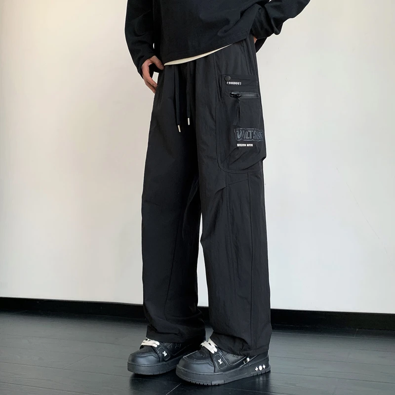 2025春装薄款春季运动时尚潮流长裤青年青少年工装裤男装休闲裤子