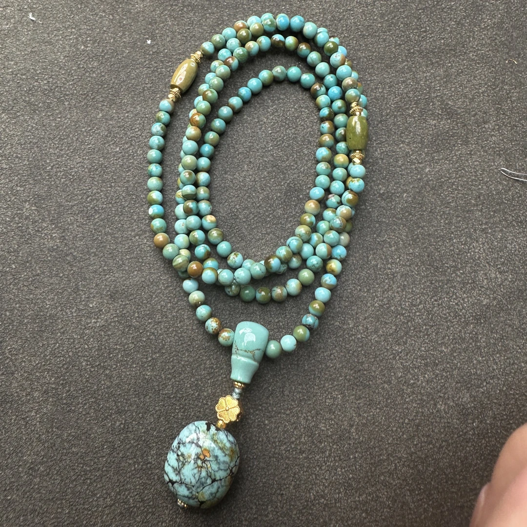 【貞寶舘】绿松石随形手串