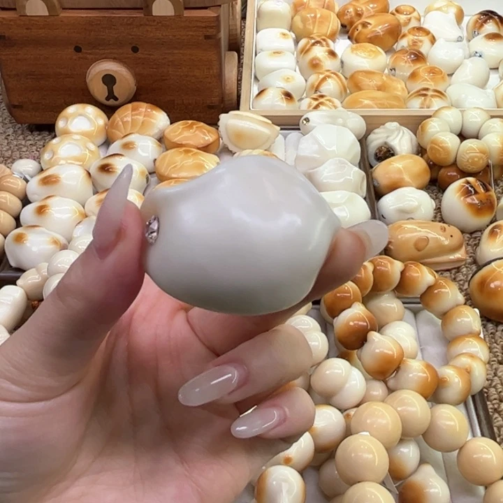 菩提根/象牙果手串11.10.40象牙果把件饺子