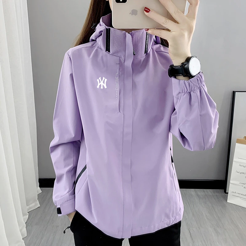 【品牌撤柜】单层软壳冲锋衣男女春秋季薄款户外防风防水情侣登山服