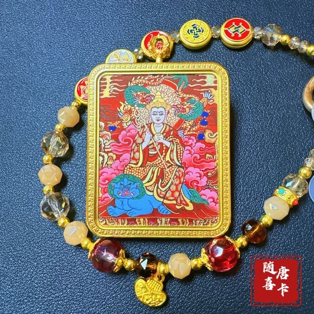 【地藏】精品纯手绘唐卡，4✖️5cm可吊坠，藏式风格，拉萨直发