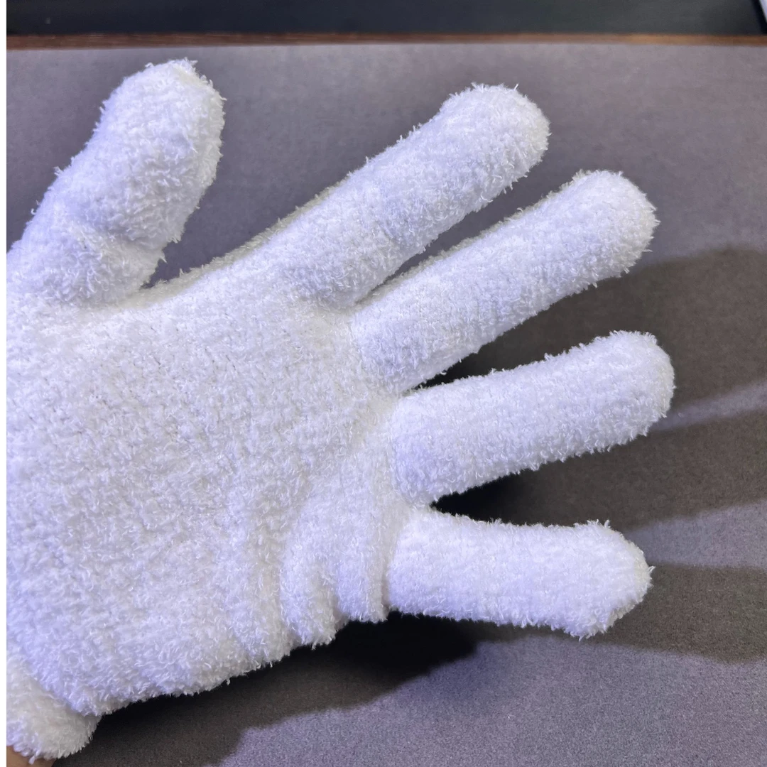 凤眼菩提核桃清理专用万毛万绒手套一副