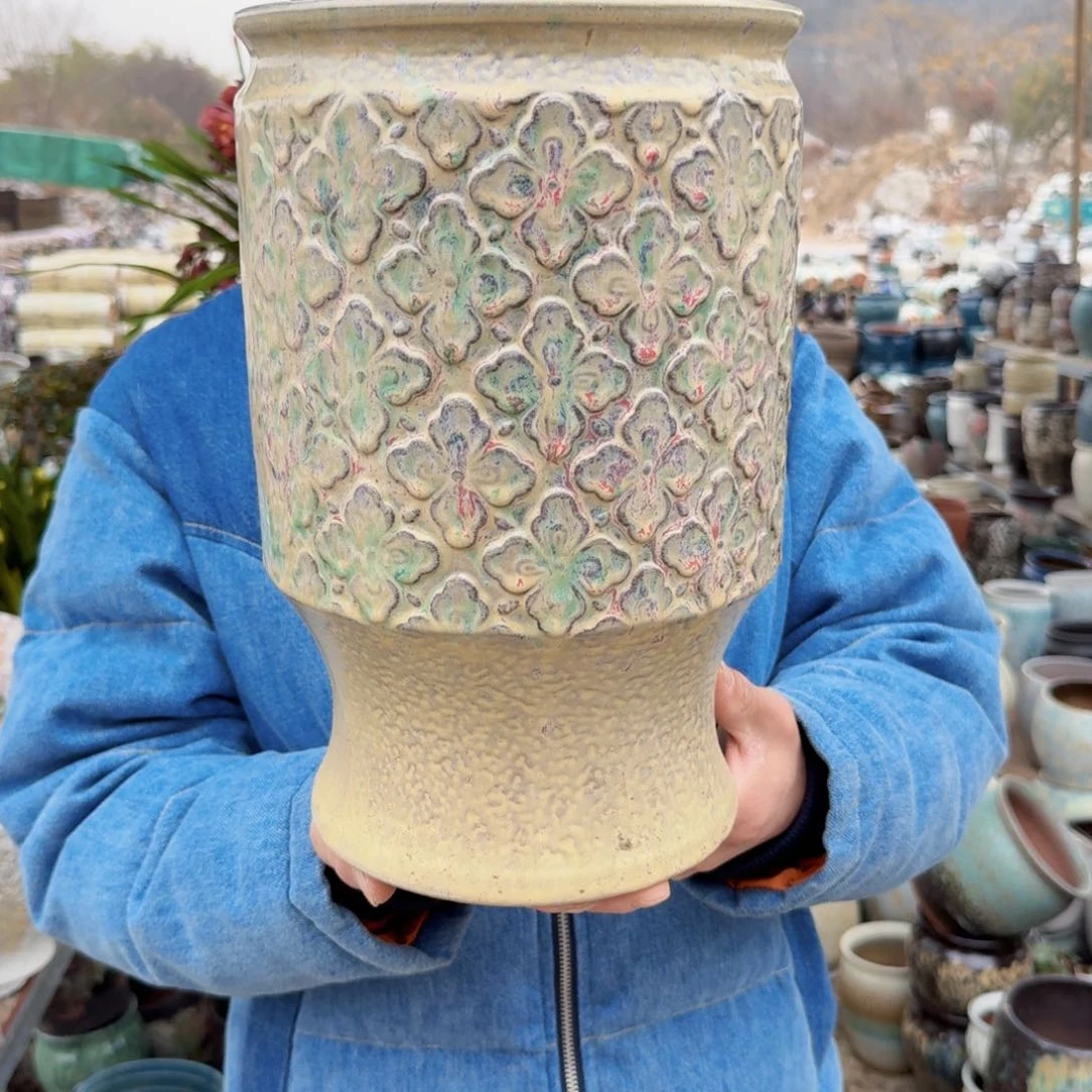 紫砂摆件口20高31（一个菠萝彩色