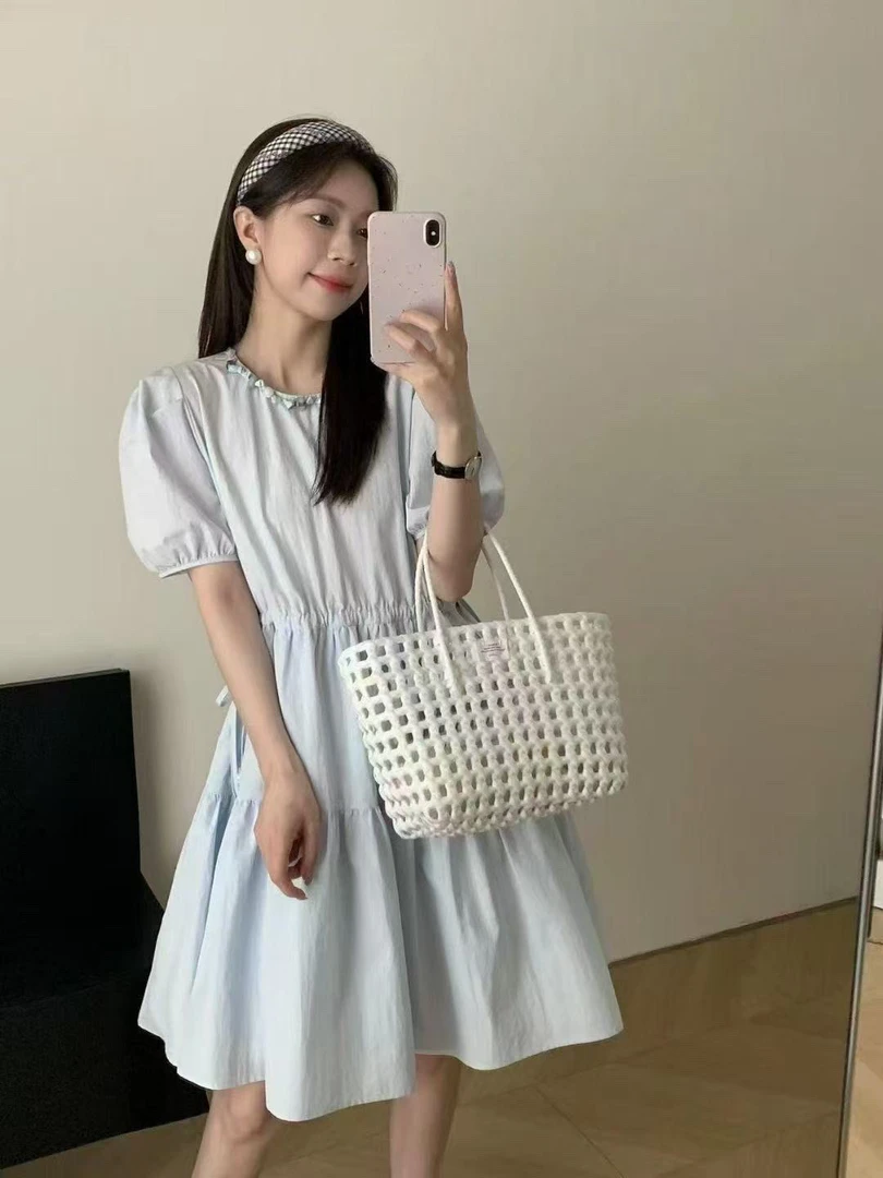 法式浪漫温柔风减龄连衣裙女2025夏季新款时尚气质显瘦