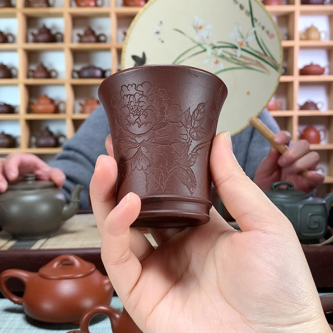 紫砂茶壶杏****箱紫砂壶手工制作