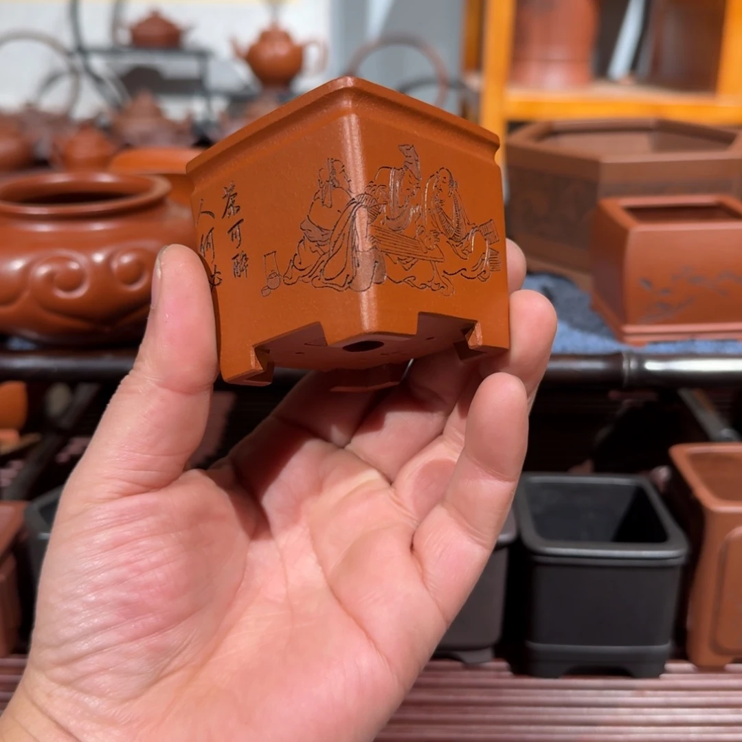 土***强花盆紫砂原矿紫泥