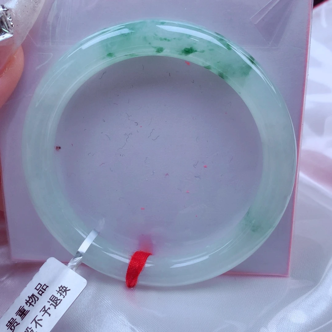 翡翠手镯未镶嵌天然缅甸翡翠A货手镯 16号