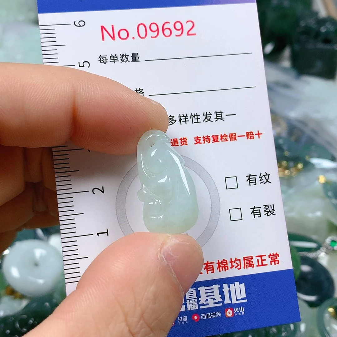 翡翠颈饰未镶嵌天然翡翠