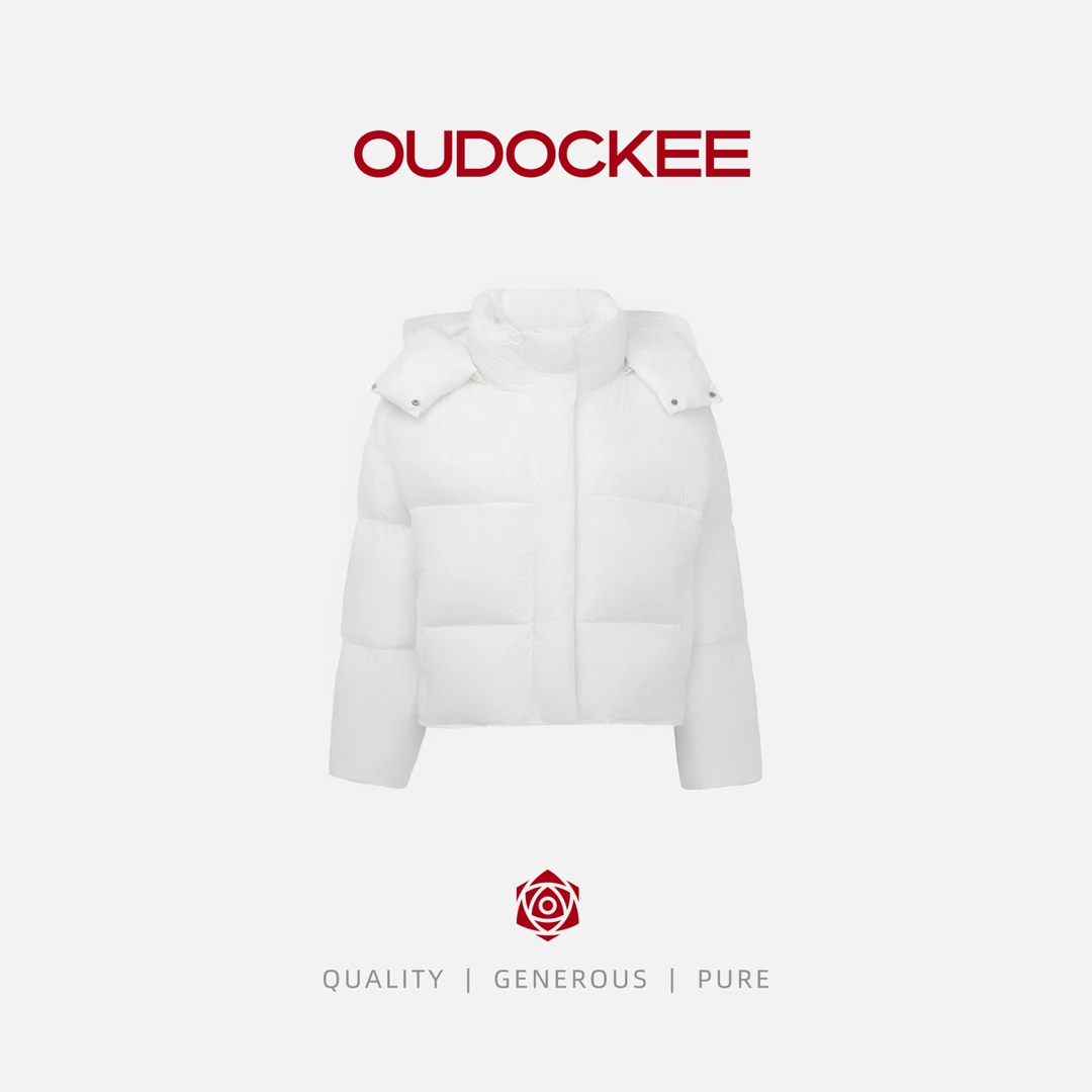 OUDOCKEE 鸥鸥【白鸭绒】小泡芙 韩版加厚宽松羽绒服外套 RADE684T