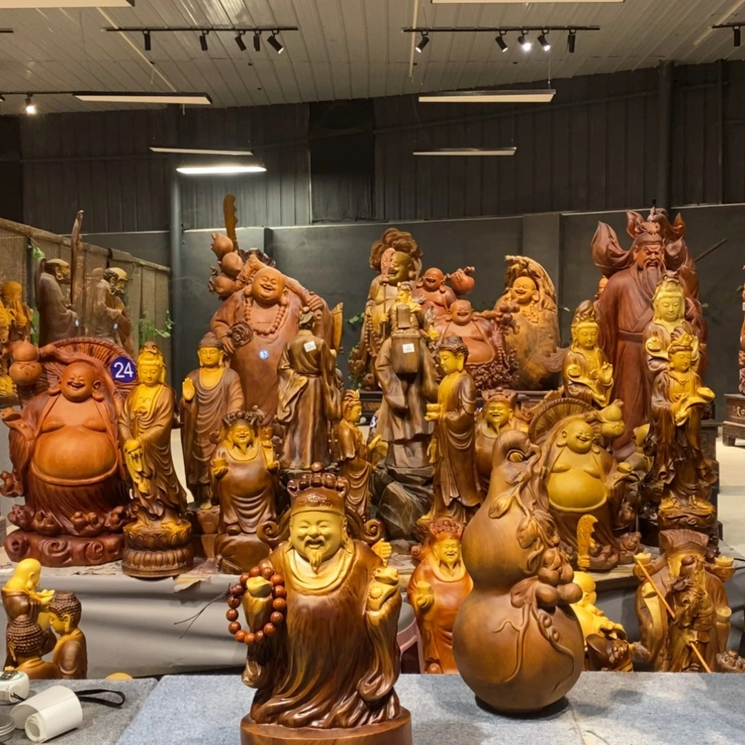 清***哥香樟木香樟木财神