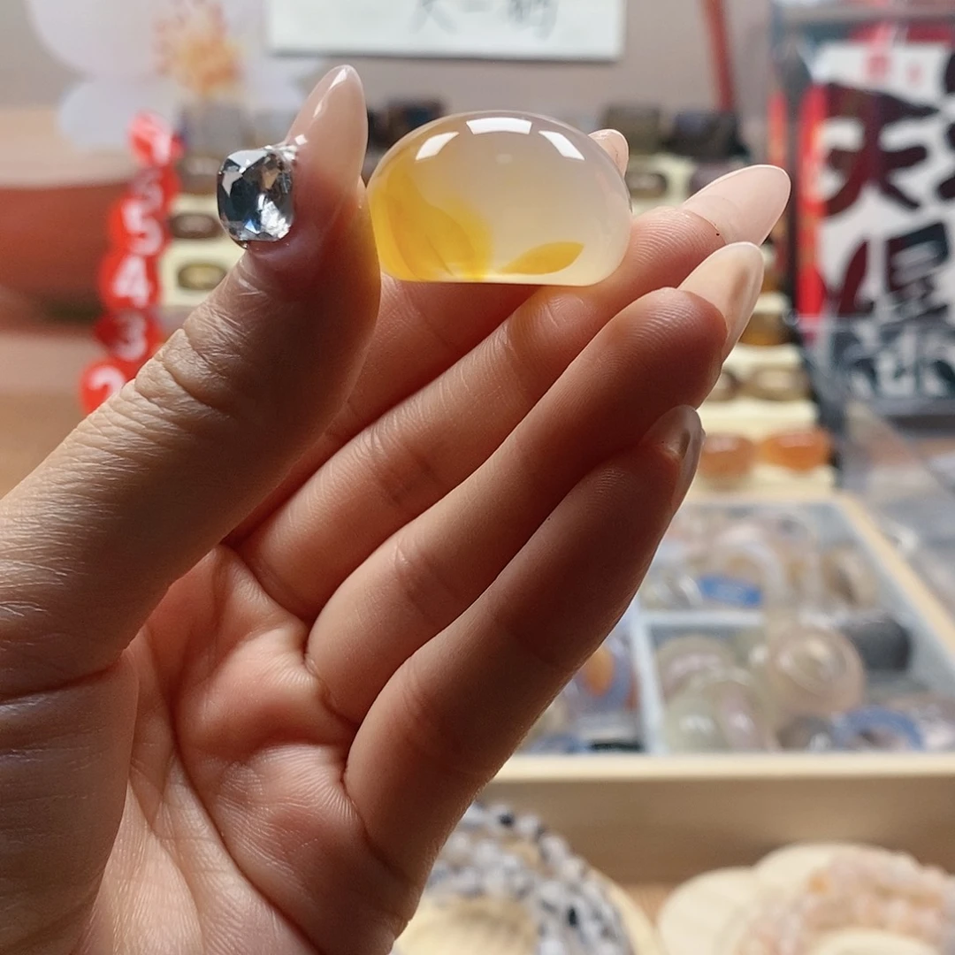 烟***火未镶嵌戒指玛瑙/玉髓
