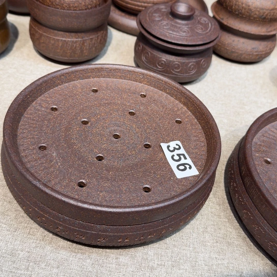 瓷粗瓷茶具素色盖碗