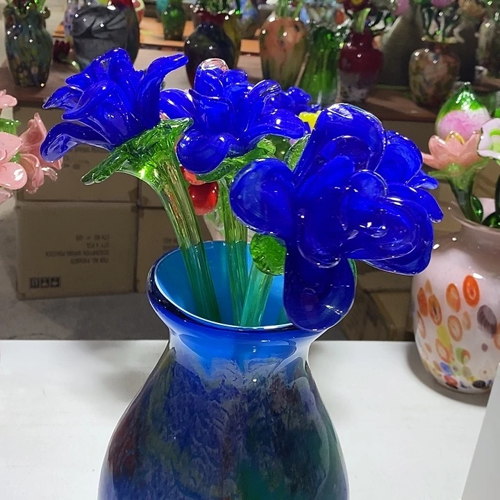 4支玫瑰花高45厘米左右