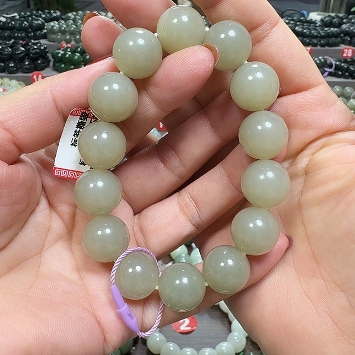 未镶嵌手链和田玉新疆且末糖卡16