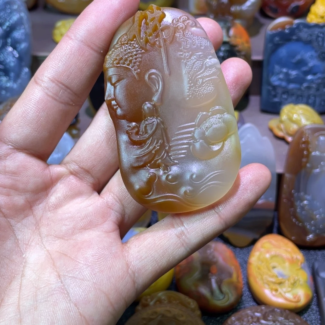 最***师玛瑙/玉髓未镶嵌颈饰