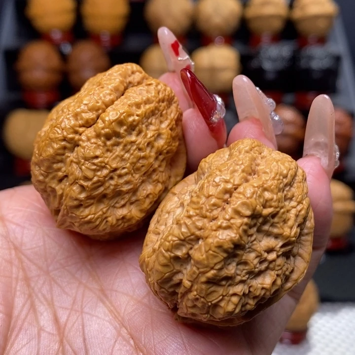 文玩核桃把件蝴蝶蝉45号