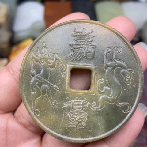 和田玉未镶嵌颈饰102