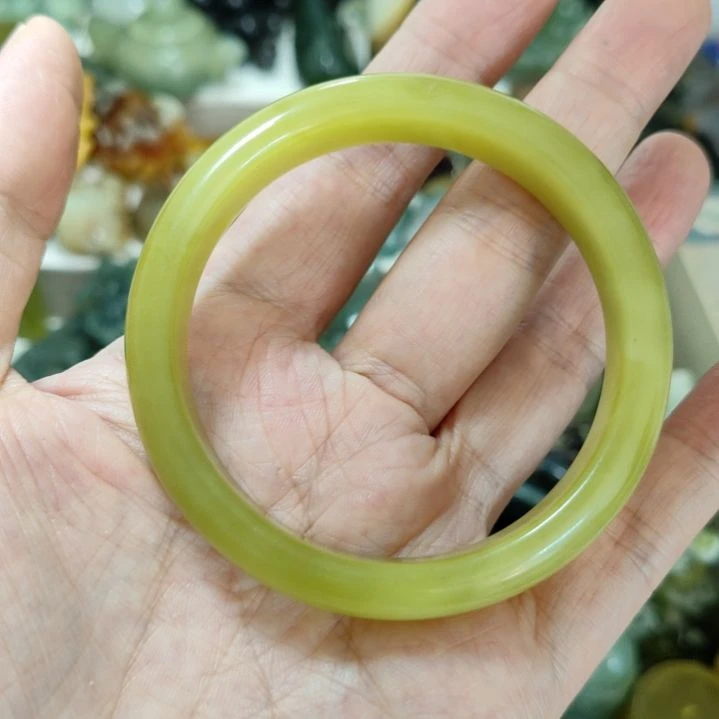 未镶嵌岫玉54.8口径手镯