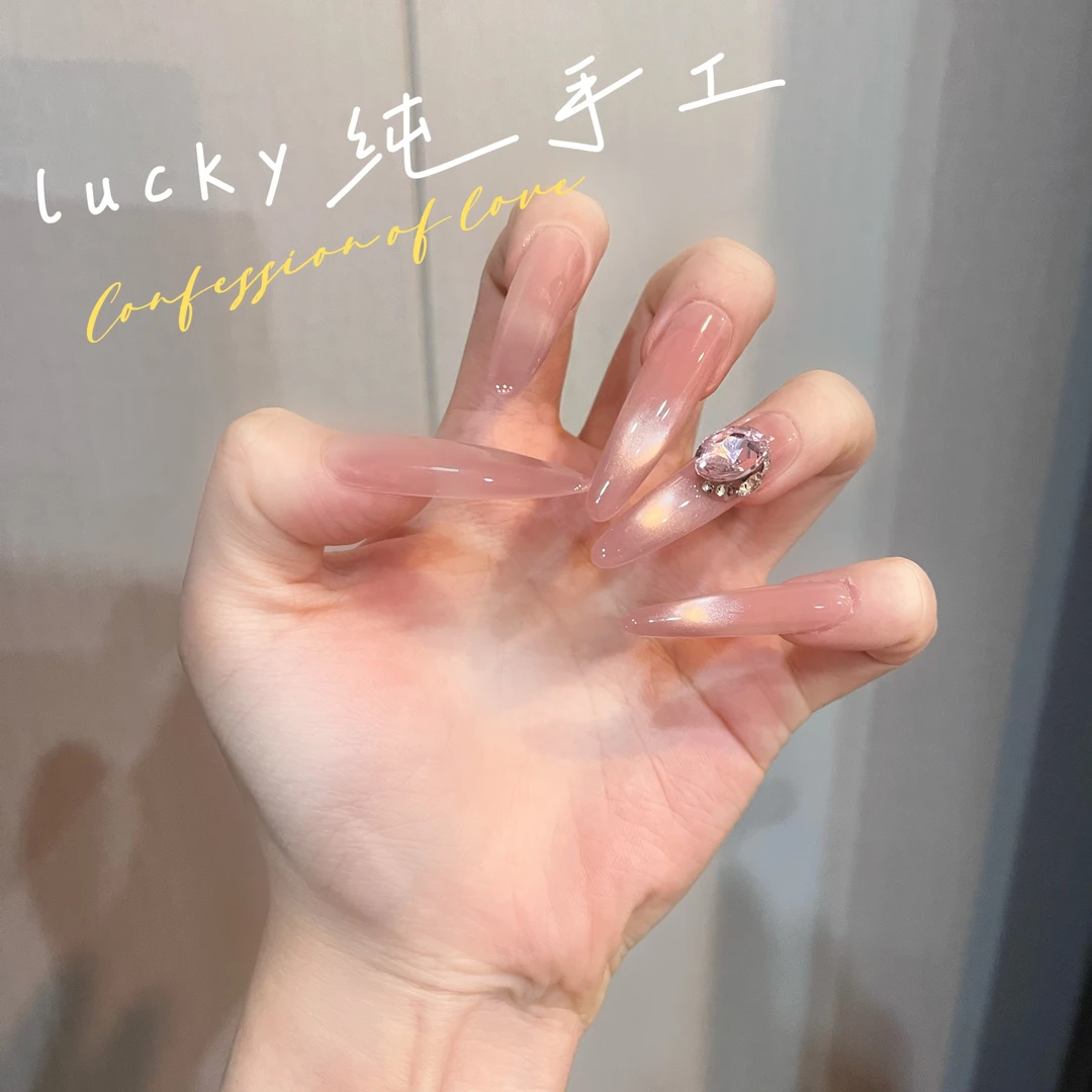 【2B15】甜欲千金纯手工精品重工美甲穿戴甲盲盒百搭精致显白穿戴甲