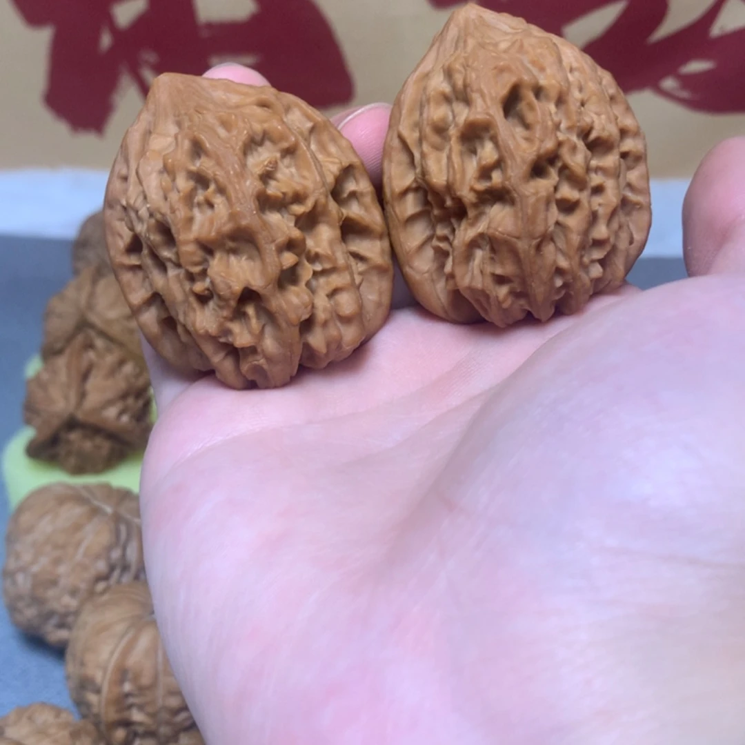 把件文玩核桃43老款鸡心