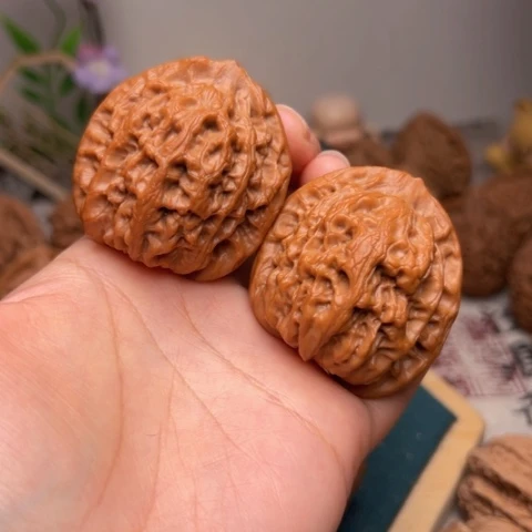 吊坠文玩核桃拿**森43佛肚全品