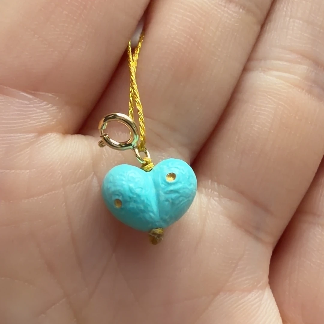 绿松石未镶嵌颈饰