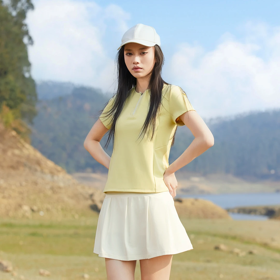 2025通勤女短袖T恤运动休闲透气多巴胺夏季衣服W262时尚纯色百搭
