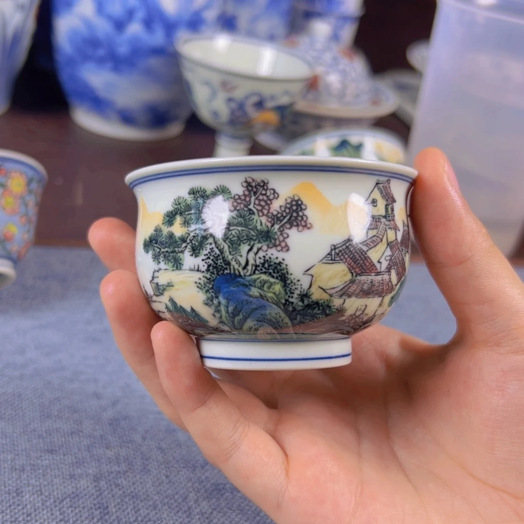 其他梅子青柴窑手绘手工