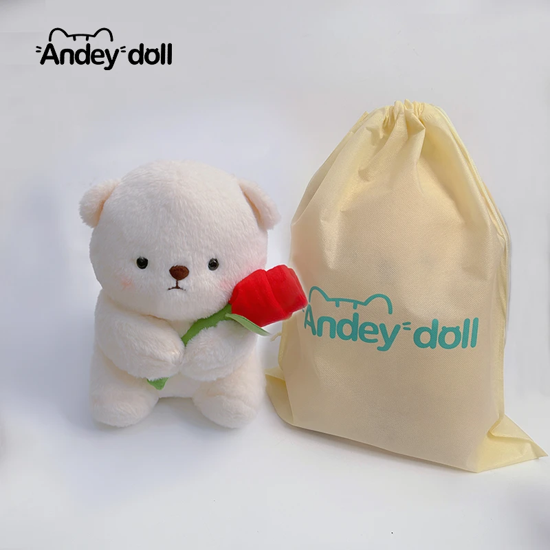 Andey Doll玫瑰小熊毛绒玩偶录音表白520七夕情人节礼物送女朋友