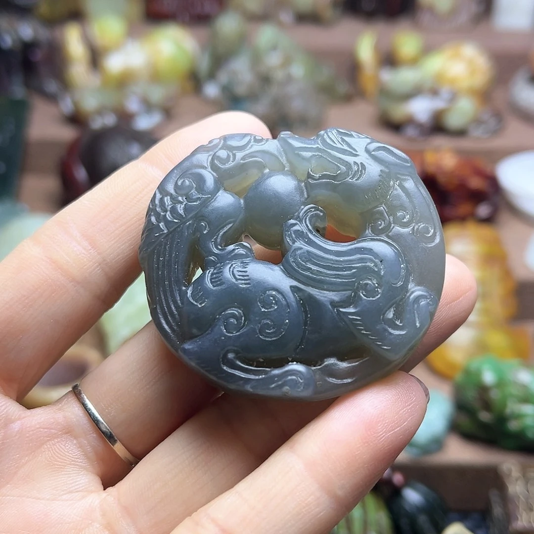 白玉菩提吊坠21。。