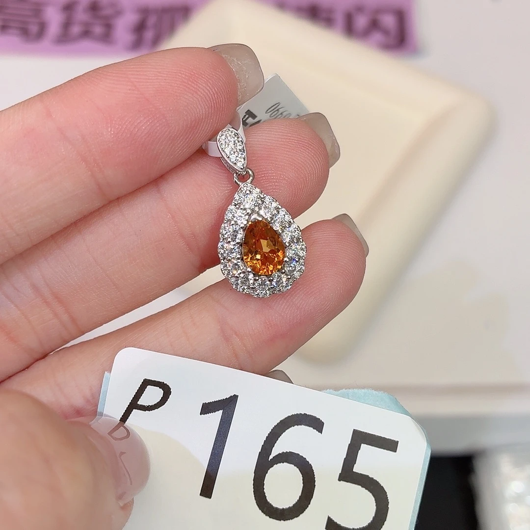 珠宝半成品银S925镶嵌水晶