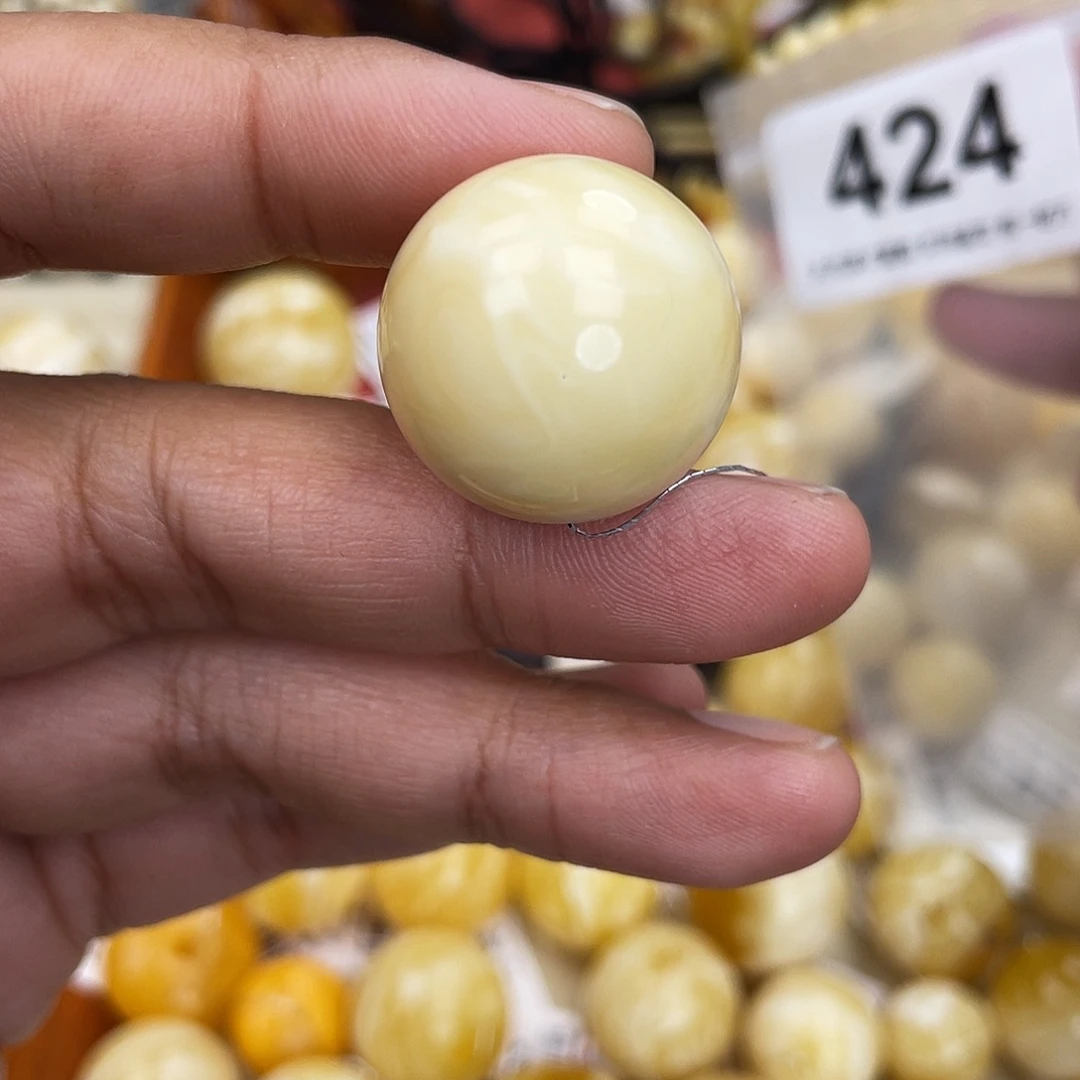 蜜蜡未镶嵌珠宝奇石粉22.8