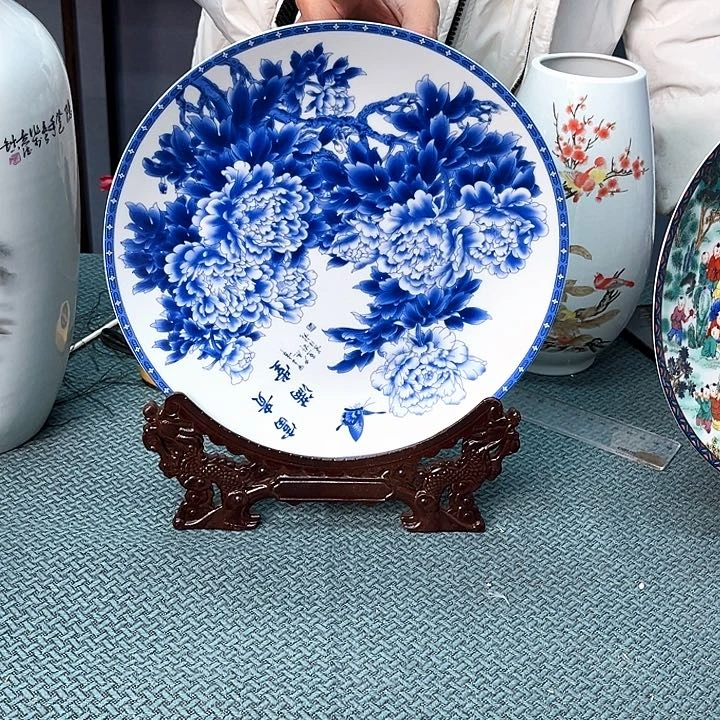 瓷片L****g景德镇陶瓷青花赏盘