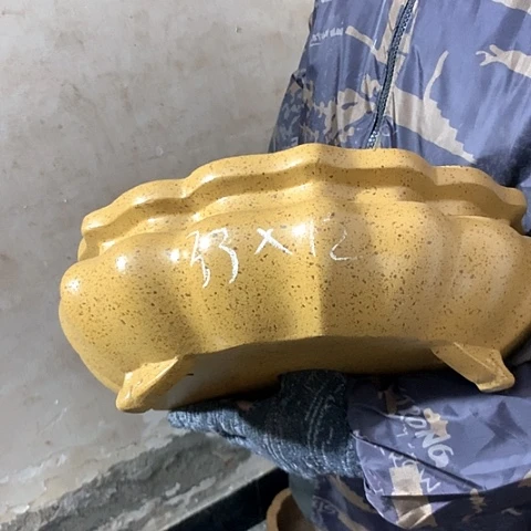 紫砂花盆手工制作