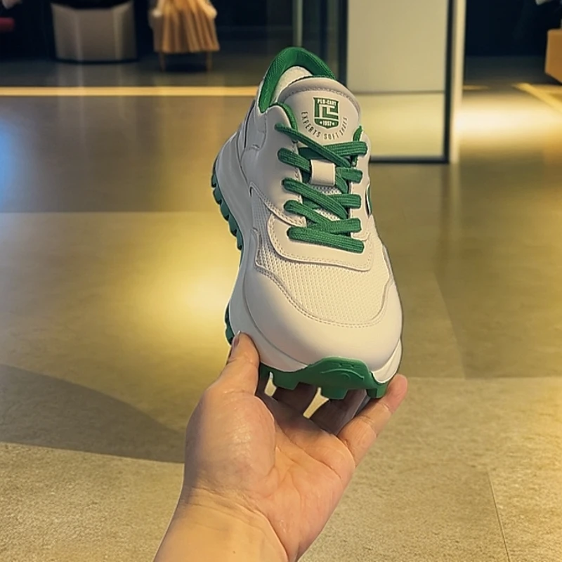 运动休闲鞋透气时尚春运动鞋秋季老爹鞋时尚休闲鞋圆头夏季