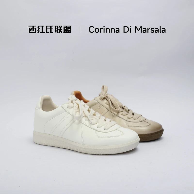 【西红氏联盟】春款时尚百搭平底系带休闲鞋跟高4cm码拍拍大