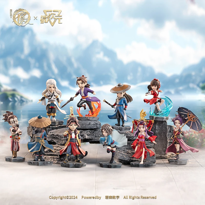 画江湖之不良人Q版盲盒第一弹动漫二次元手办摆件公仔