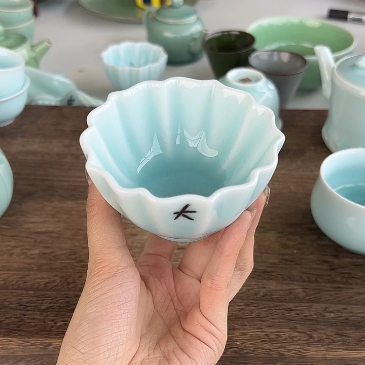 小米茶器龙泉青瓷