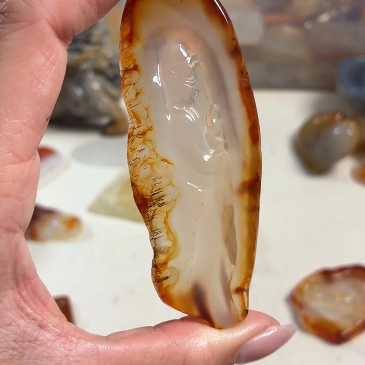 玛瑙/玉髓未镶嵌吊坠(不含链)