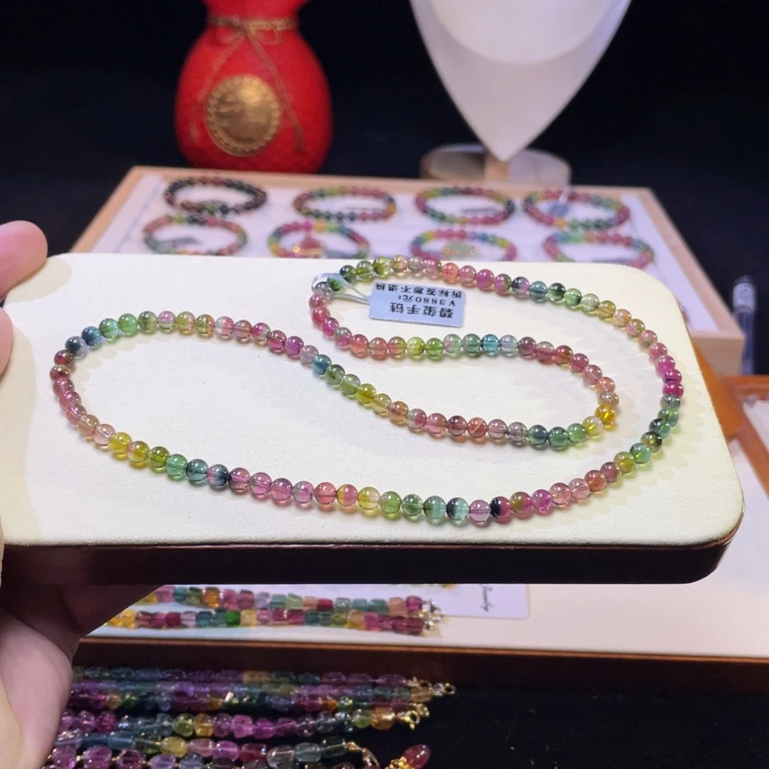 手链未镶嵌碧玺A4碧玺手串