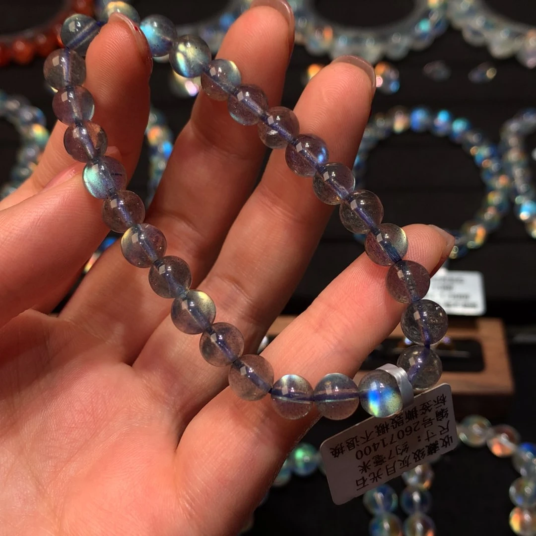 未镶嵌手串拉长石7.1左右