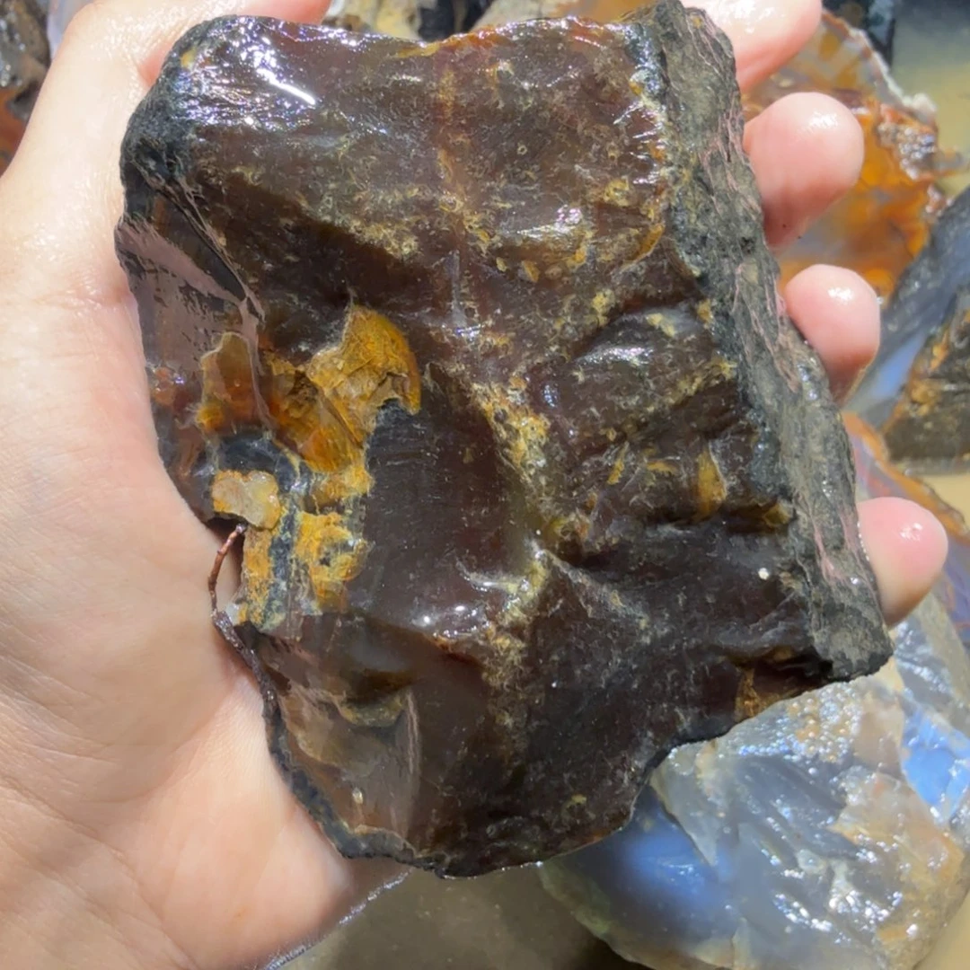 未镶嵌玛瑙/玉髓珠宝半成品