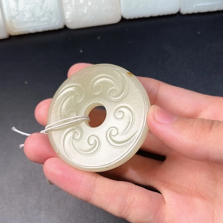 和田玉挂件未镶嵌语***8