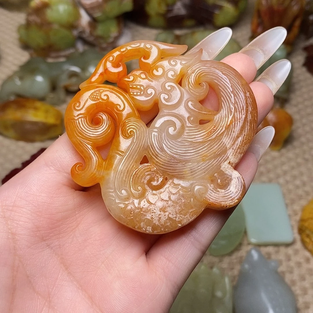 未镶嵌蛇纹石玉颈饰